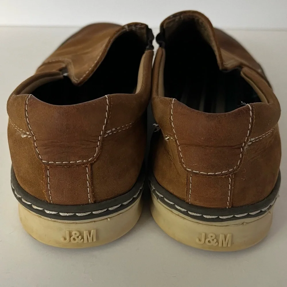 Johnston & Murphy McGuffey Leather Slip-Ons Boy’s Size 2